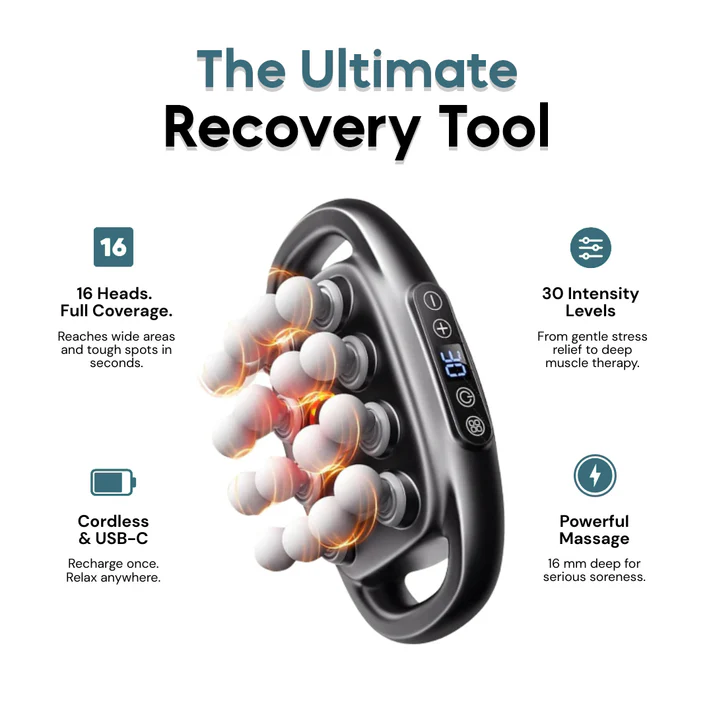 EverRelax® - Electric 16-Ball Handheld Massager